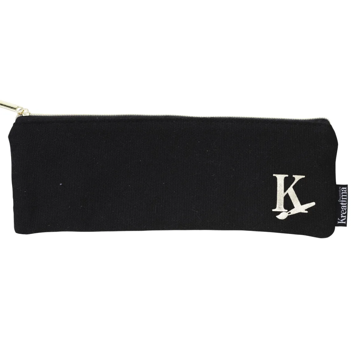 Kreatima pennfodral, svart – 22×7,5×0,5 cm (tomt)