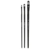 Kreatima pensel Studio Filbert 3-pack, #4, 10, 16 – syntetpenslar med kattunga / filbert