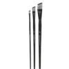 Kreatima pensel Studio Flat Slant 3-pack, #1/4, 1/2, 3/4 – syntetpenslar, snedskuret borst