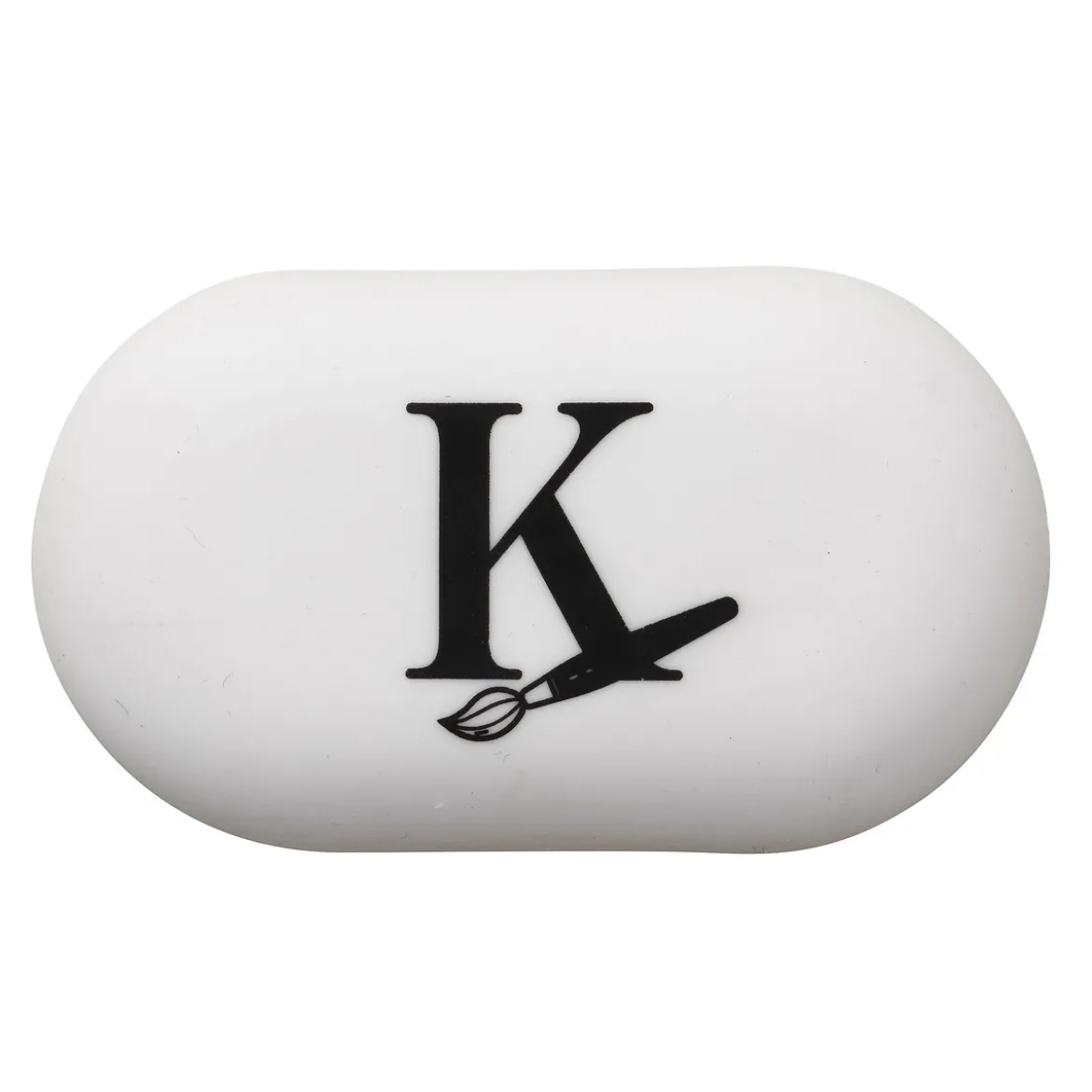Kreatima vitt rundat suddgummi 63×37×17 mm, PVC-fritt