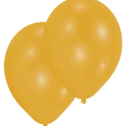 Latexballonger 10-pack Ø30 cm – guld