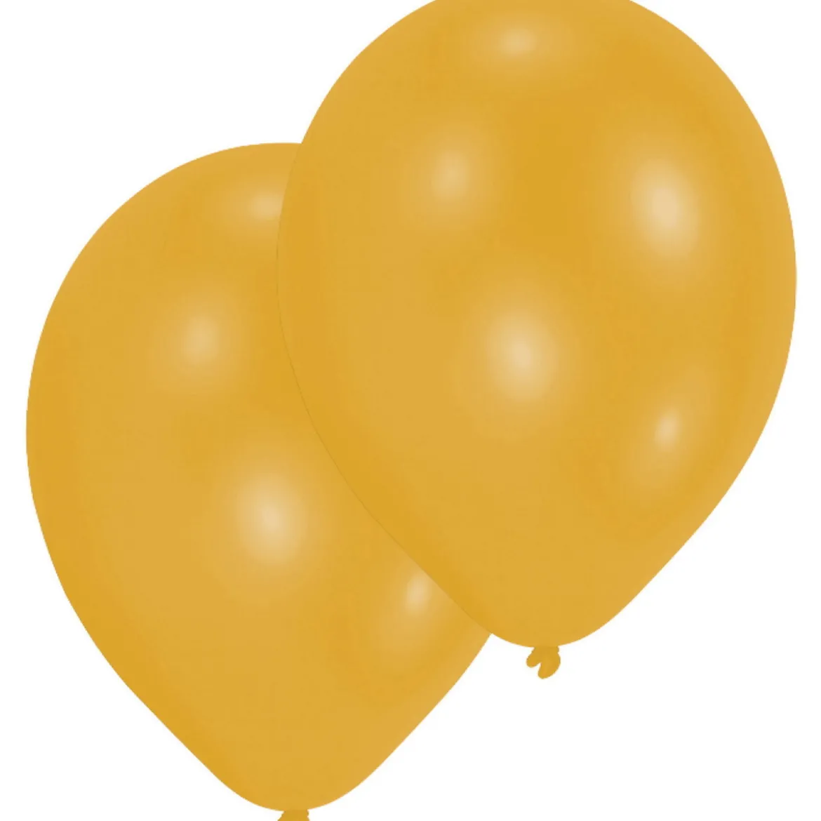 Latexballonger 10-pack Ø30 cm – guld
