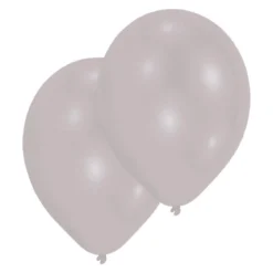 Latexballonger 10-pack Ø30 cm – silver
