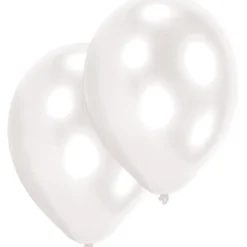 Latexballonger 10-pack Ø30 cm – vit