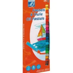 L&B Oil Pastels 8mm 24p