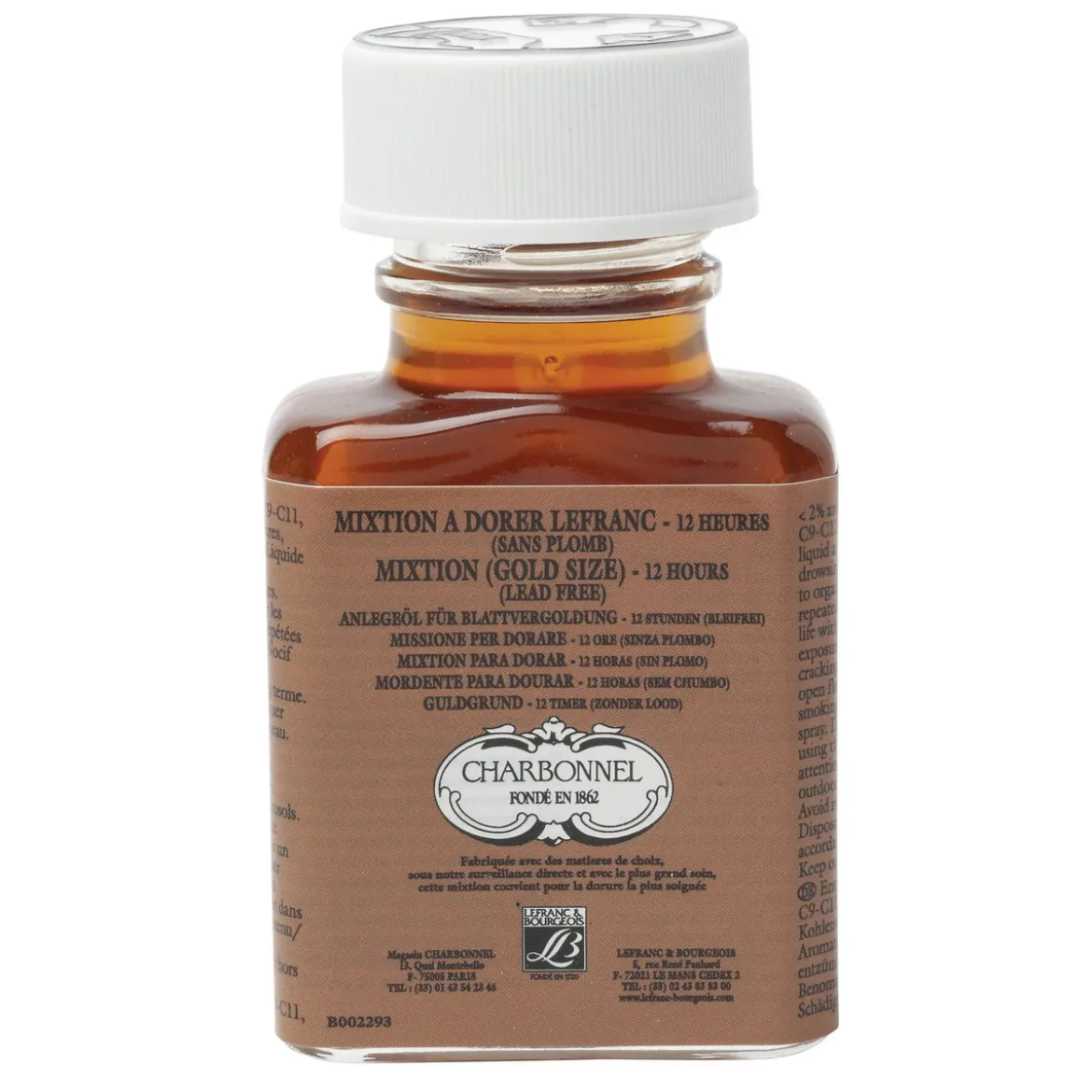 Lefranc 12 Hour Gilding Mixture Charbonnel 75 ml – guldgrund för bladguld