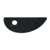 Lerverktyg drejsken Blade 24 Rigid, styvt verktyg av metall för att trimma keramiklera. 11,5×4,5 cm