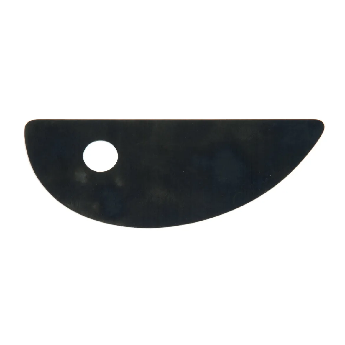 Lerverktyg drejsken Blade 24 Rigid, styvt verktyg av metall för att trimma keramiklera. 11,5×4,5 cm