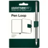 Leuchtturm1917 Pen Loop – skogsgrön självhäftande pennhållare till anteckningsböcker