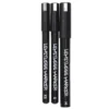 Limitless Marker Chrome Set – 3 kromfärgade pennor med Ø0,4 / 1 / 2,5 mm spets