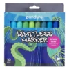 Limitless Markers Seven Seas Set 10 – akrylpennor i havets nyanser av blått & grönt