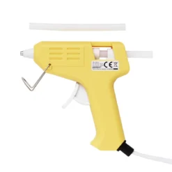 Limpistol Mini 7 mm gul, 10W, 175 cm sladdlängd. 2 limstavar medföljer