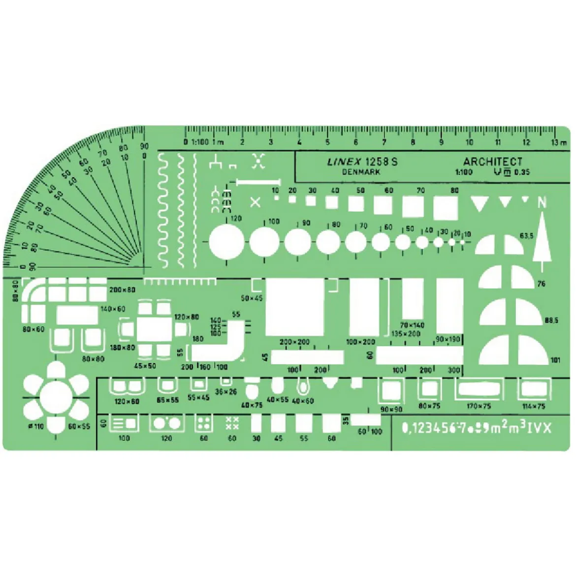 Linex arkitektschablon