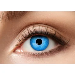 Linser Natural Blue A03 – blåa effektlinser för maskerad och utklädnad