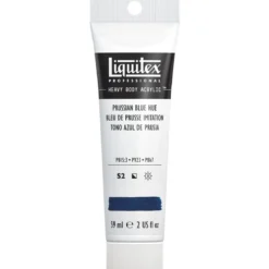 Liquitex Heavy Body akrylfärg 59 ml – 320 Prussian blue hue.