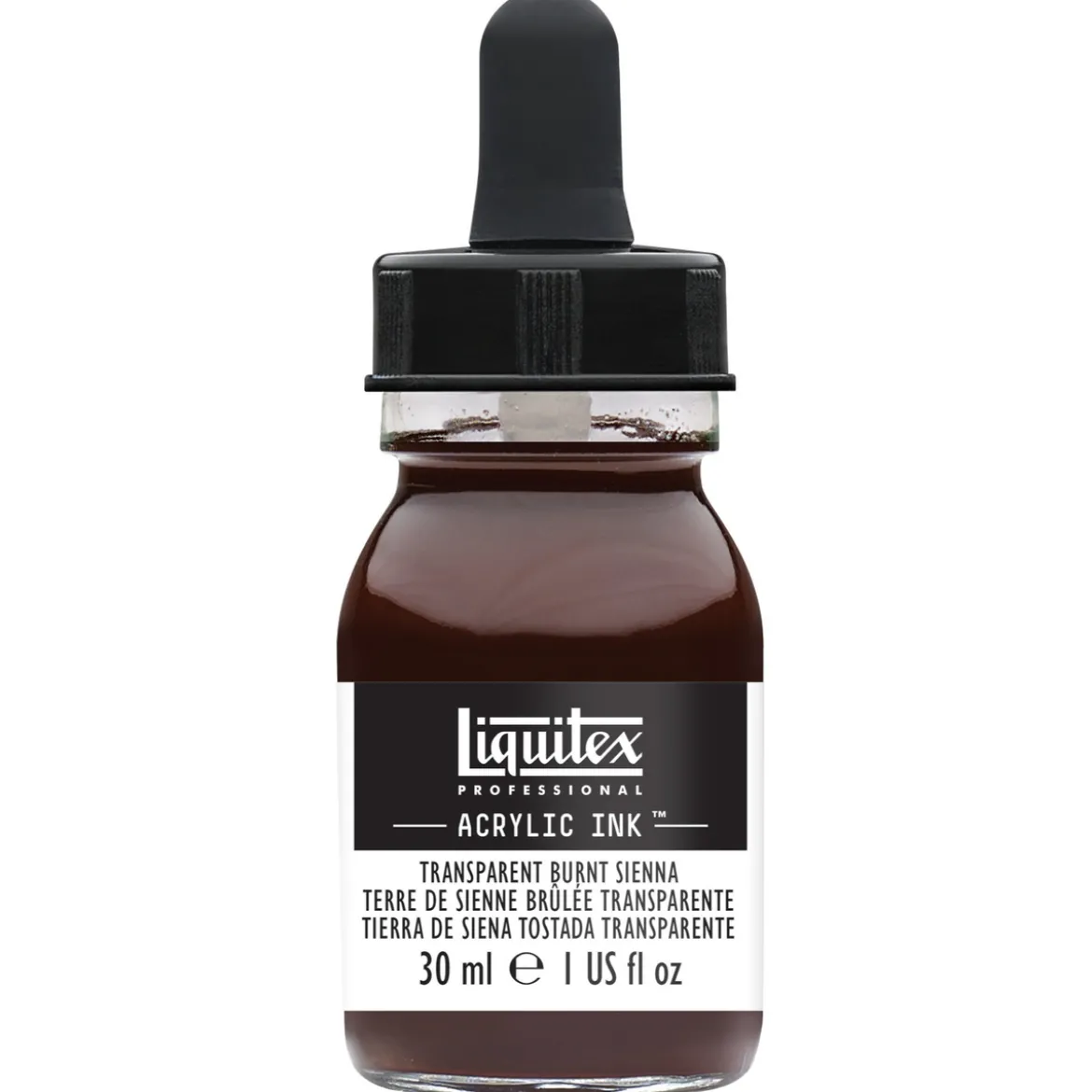 Liquitex Professional Acrylic Ink 30 ml – Transparent burnt sienna 129