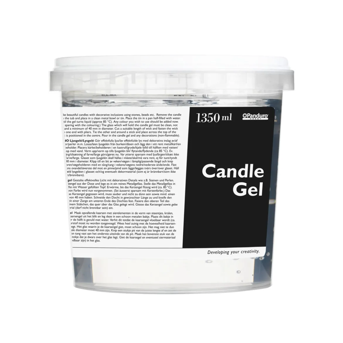 Ljusgelé 1350 ml veke 150 cm