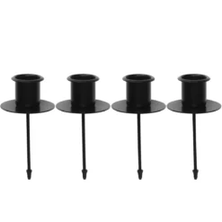 Ljushållare på 4 cm stift, för stearinljus Ø22 mm. Förpackning med 4 st.