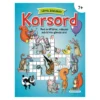Lätta blandade korsord, rebusar och ordflätor, 24 sidor