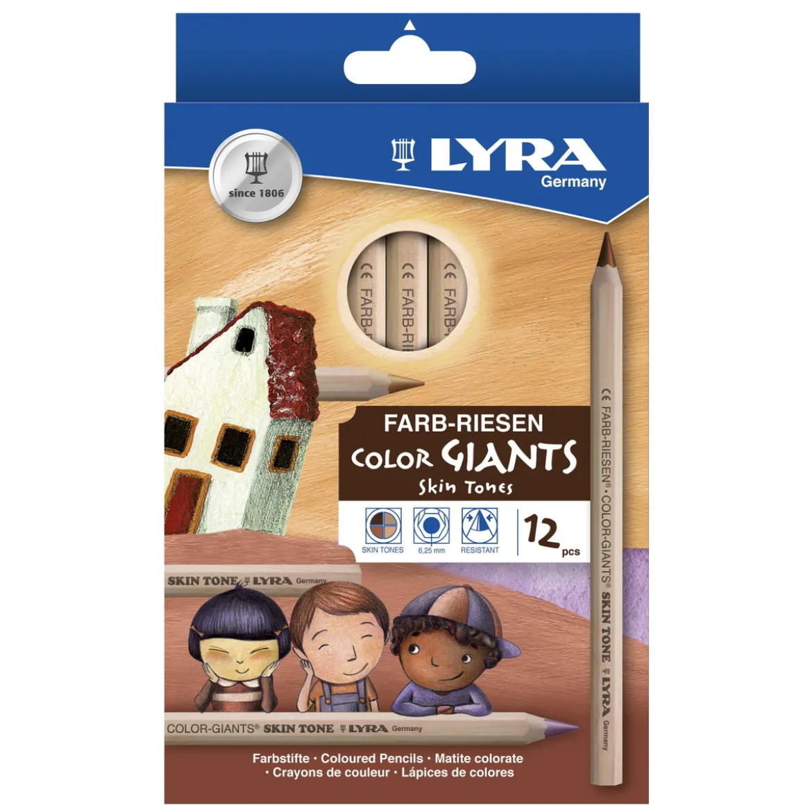 Lyra Color Giants Skintone 12p