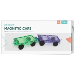 Magnetic Tiles bilar 2-pack, bygg tuffa fordon med magnetism! 15×7,5×4,5 cm