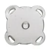 Magnetlås av metall, silverfärgat, 2×2 cm