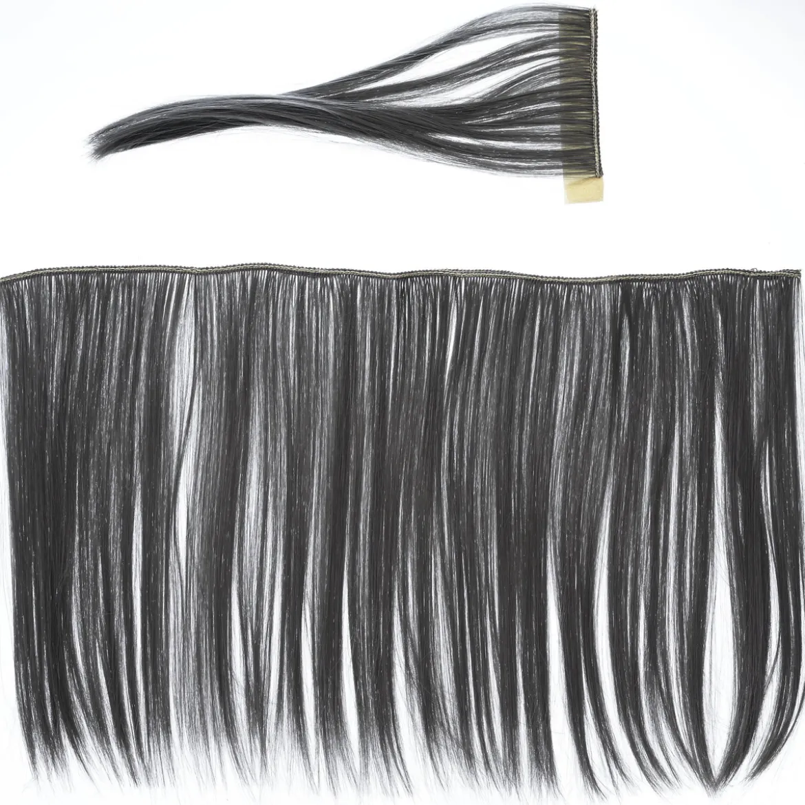 Man svans kit käpphäst grå – 44×25 cm lång man & lugg-remsa + svans