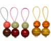 Markeringspärlor av trä för garn, 5-pack
