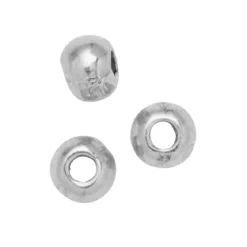 Mellandel rund silver 100 st.