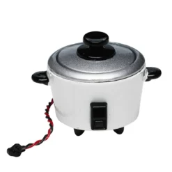 Miniatyrkit riskokare av metall, Ø2,8 cm, höjd 2,5 cm