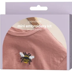 Mini broderikit sommarinsekter – allt för att brodera 8 olika insekter på dina kläder