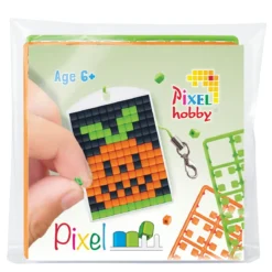 Mini-kit pixelhobby pumpa – med nyckelring 30×40 mm & 3×144 pixlar