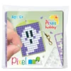 Mini-kit pixelhobby spöke – med nyckelring 30×40 mm & 3×144 pixlar