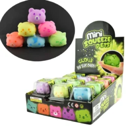 Mini squeeze pets / Glow in the dark – Självlysande klämdjur! Säljs assorterat. Pris per styck.