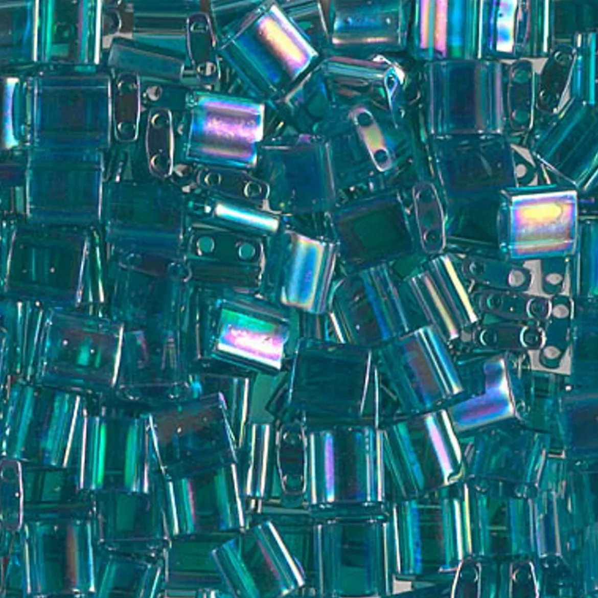 MIYUKI Tila transp turkos 10g – TL2458 Transparent Teal AB