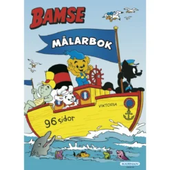 Målarbok Bamse