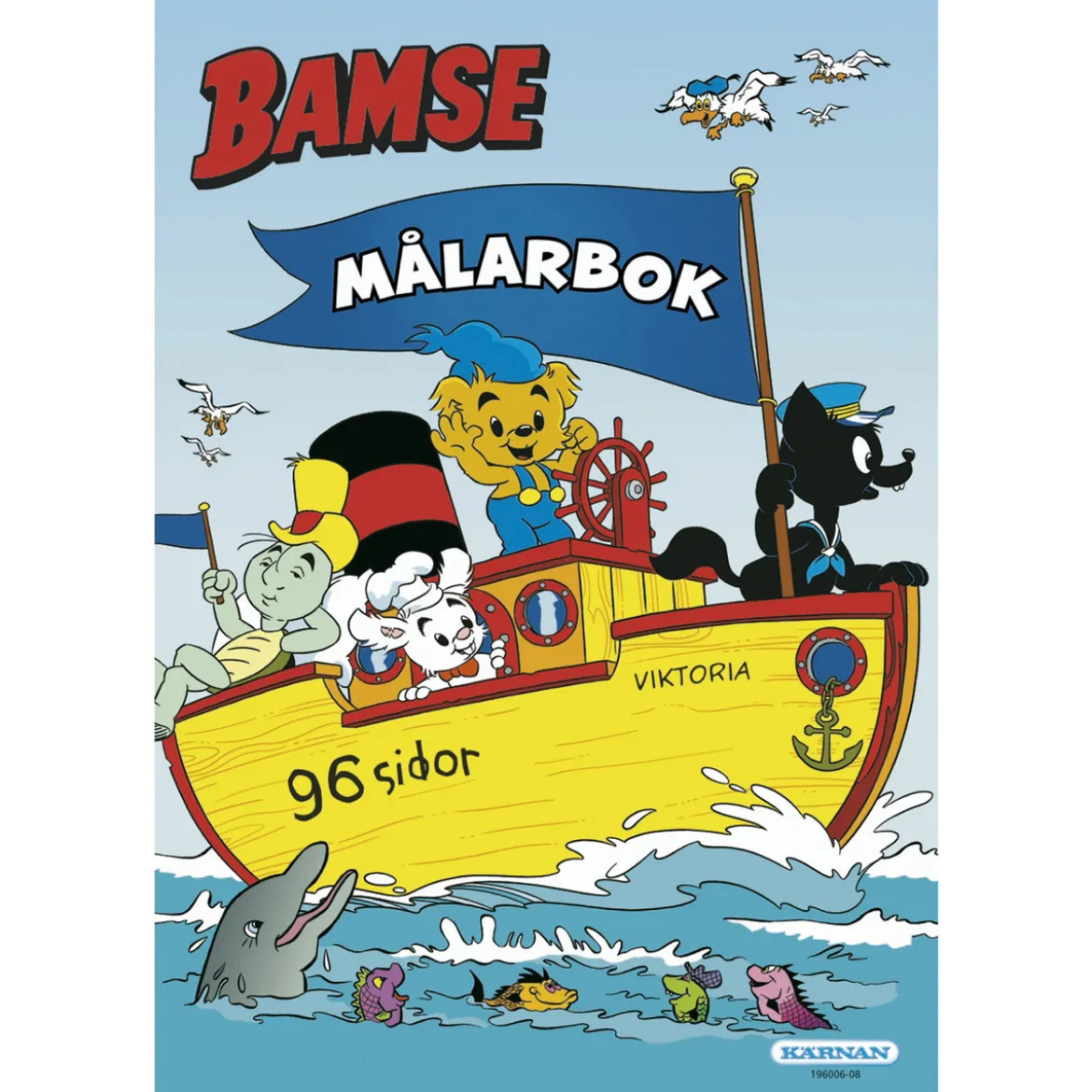 Målarbok Bamse