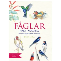 Målarbok - Fåglar i akvarell