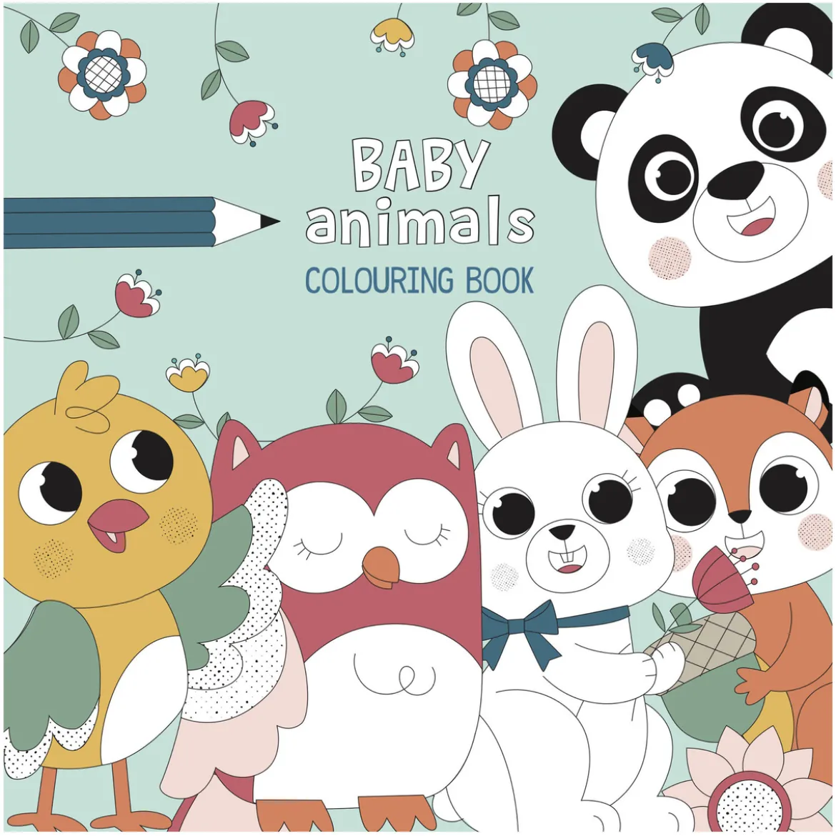 Målarbok Happy coloring book