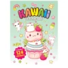 Målarbok Kawaii 21×29,7 cm, 36 sidor med söta motiv! +124 stickers