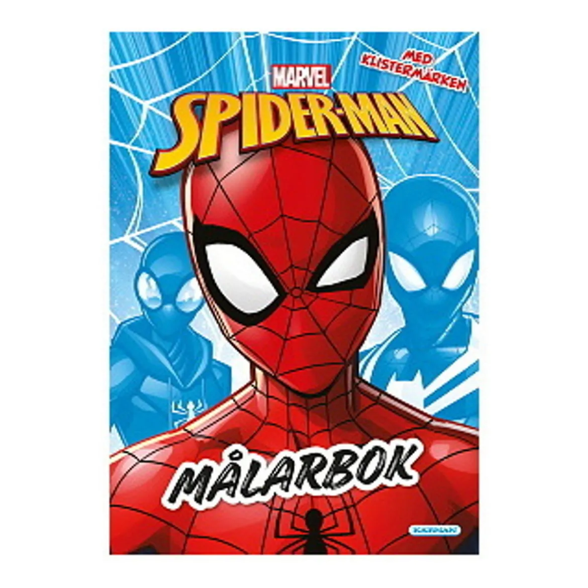Målarbok med stickers, Spindelmannen! 21×29,5 cm, 24 sidor