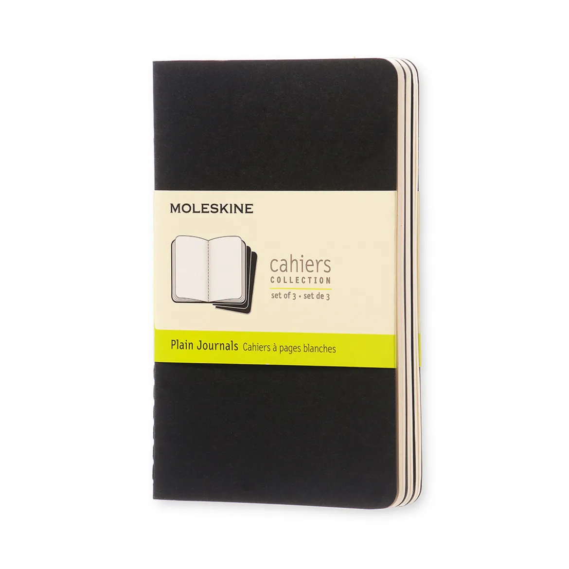 ML Cahier Pocket plain sv. 3p