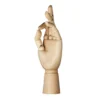 Modellhand trä H.25 cm