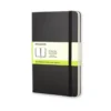 Moleskine Classic Notebook Pocket (9×14 cm), svart hård pärm – 192 olinjerade sidor
