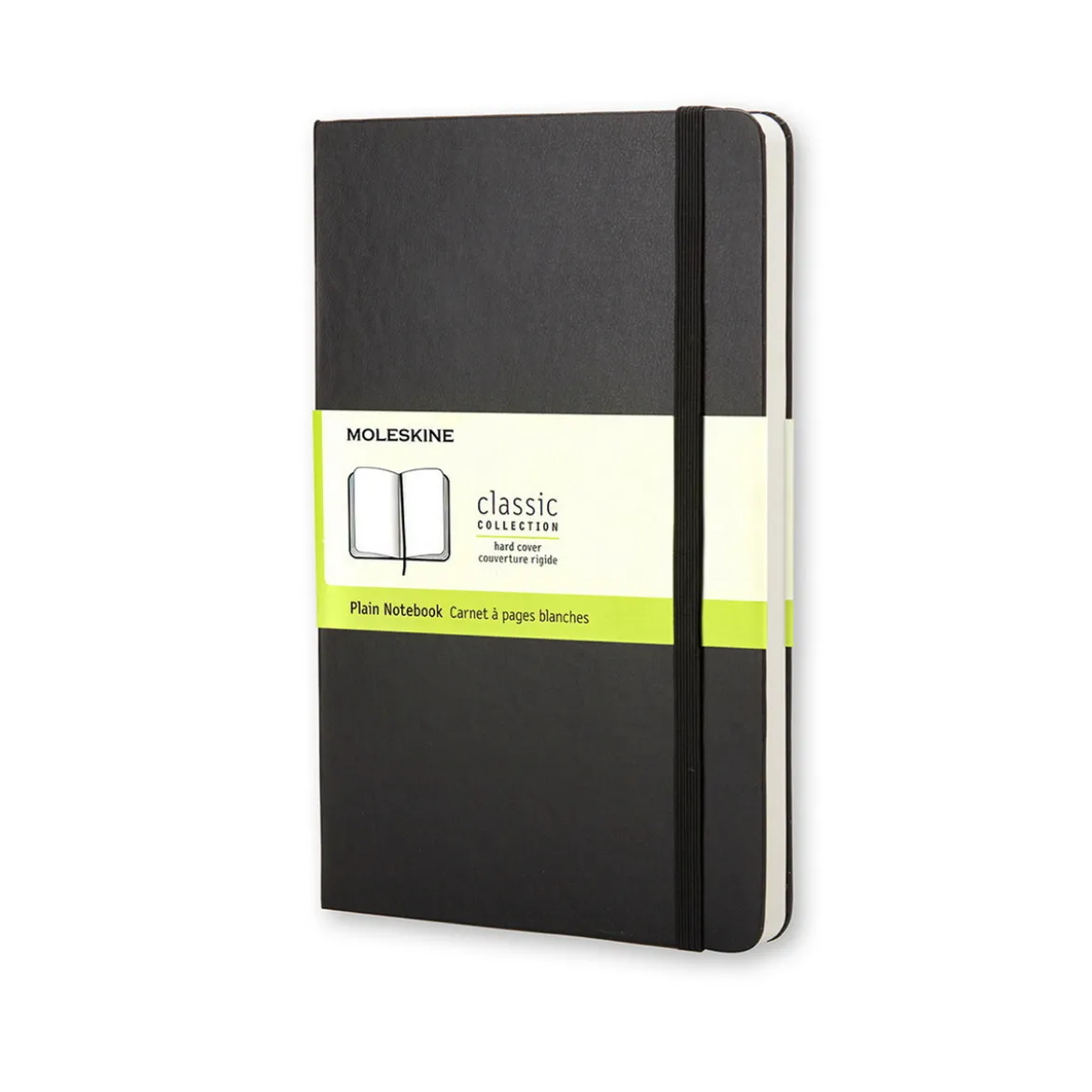 Moleskine Classic Notebook Pocket (9×14 cm), svart hård pärm – 192 olinjerade sidor