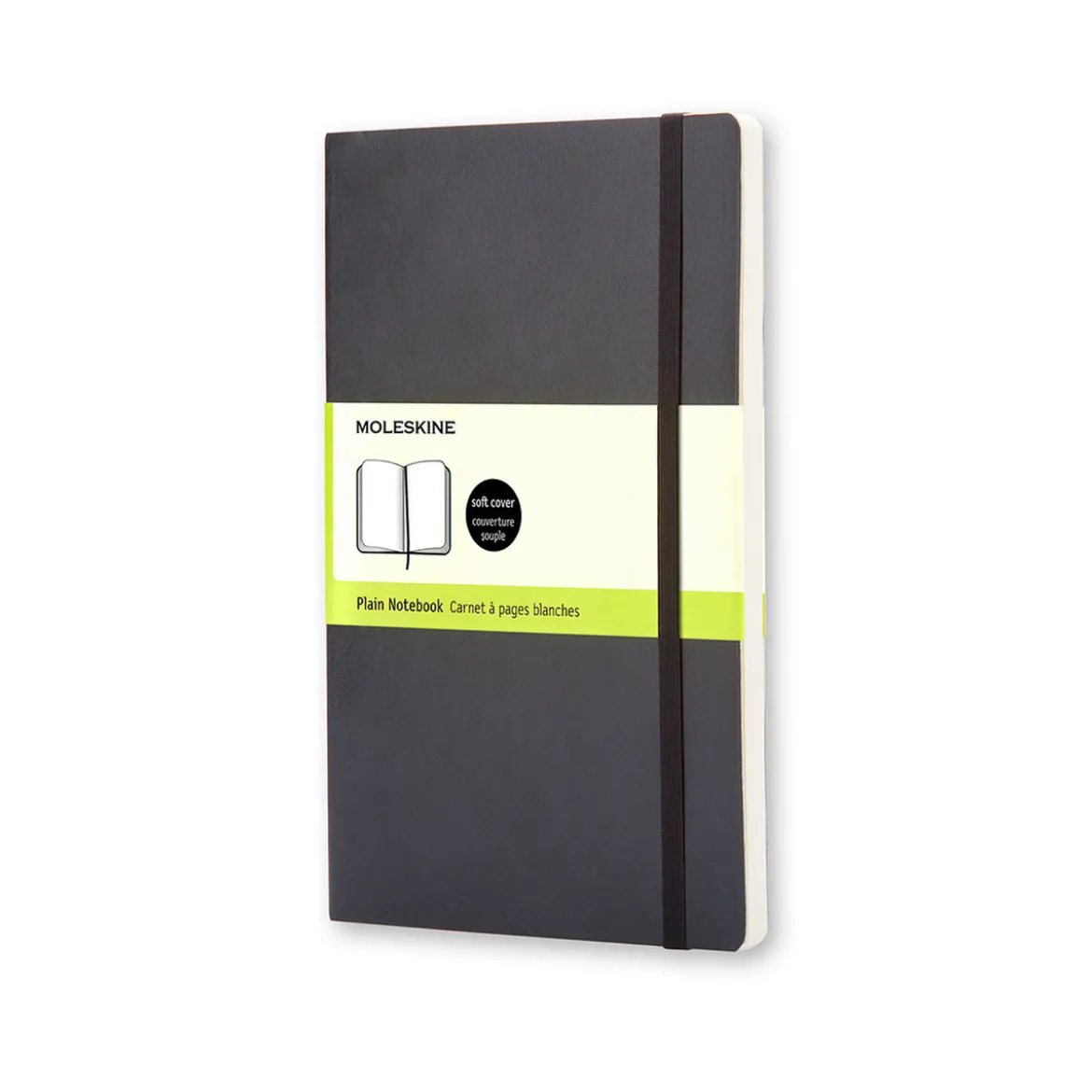 Moleskine Soft L Plain svart