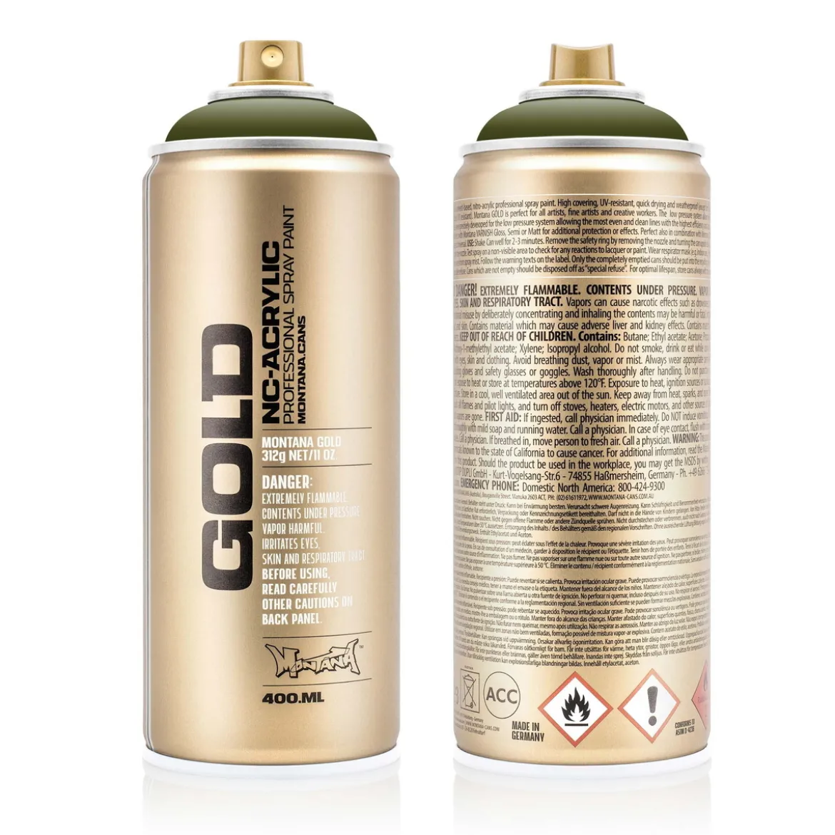 Montana Gold sprayfärg 400 ml - CL 6340 Olive Green
