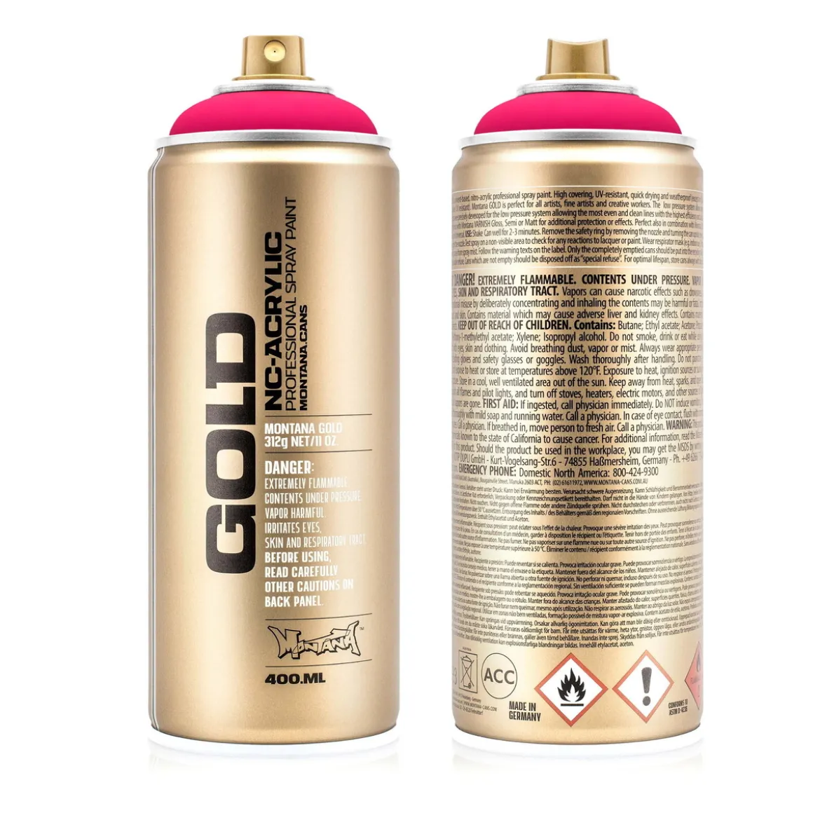 Montana Gold sprayfärg 400 ml - F4000 Gleaming Pink
