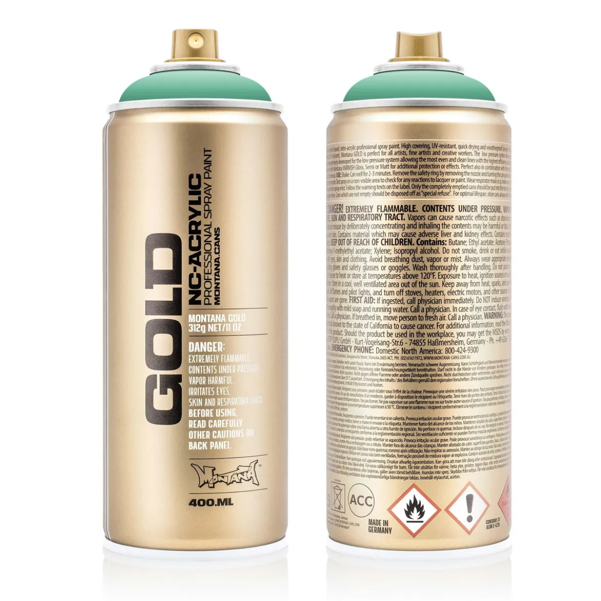 Montana Gold sprayfärg 400 ml - G6130 Malachite