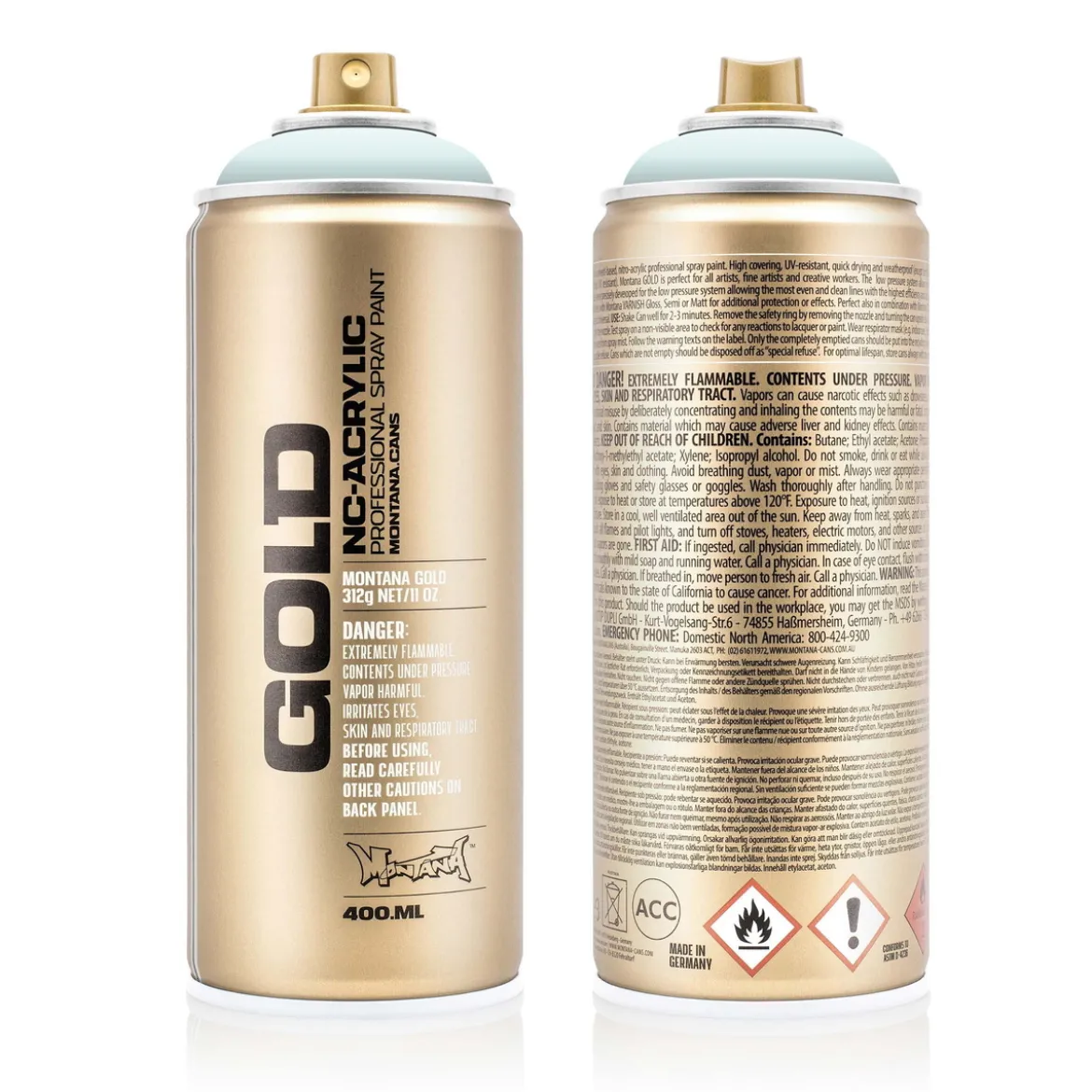 Montana Gold sprayfärg 400 ml - G5100 Polar Blue